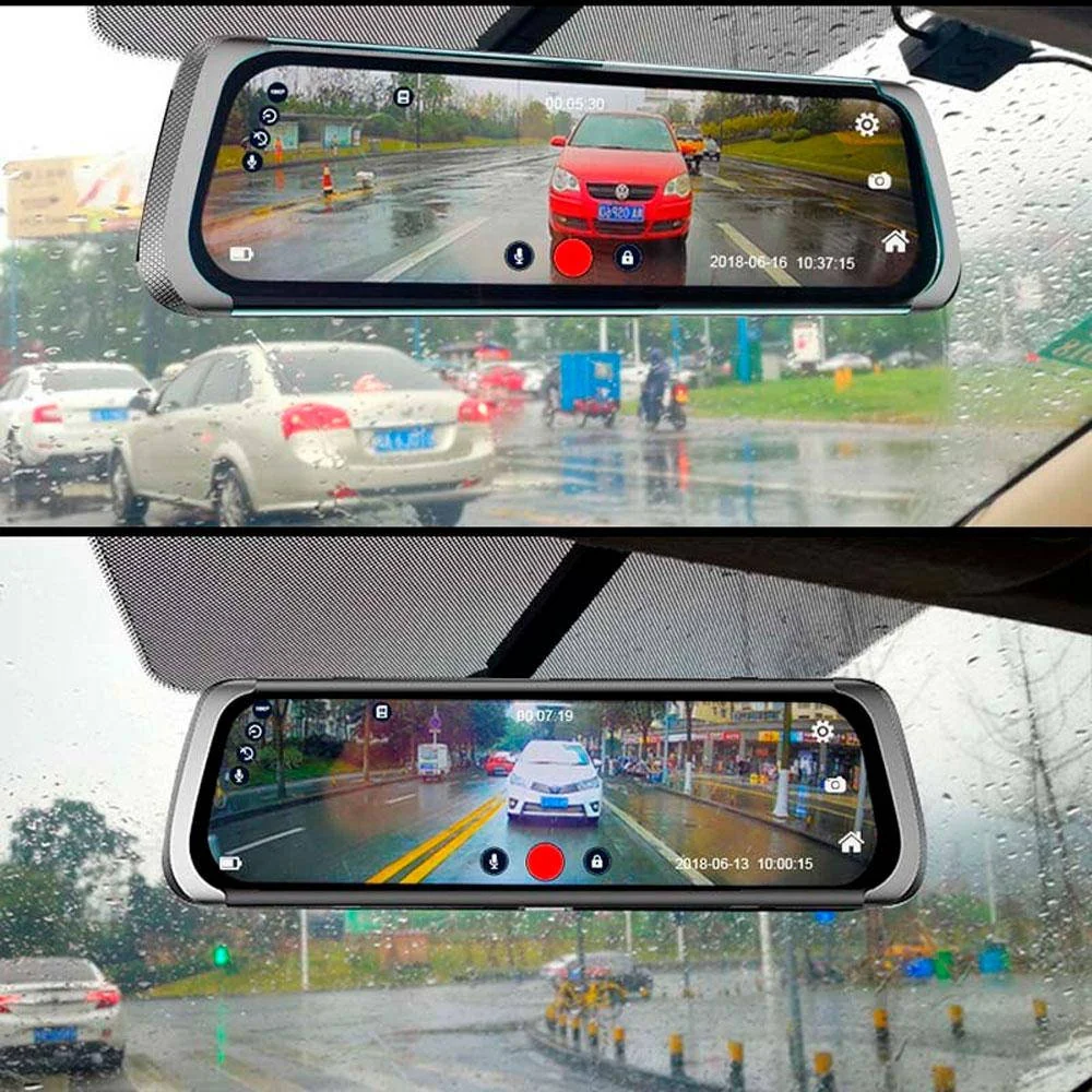 Відеореєстратор дзеркало H90 H02 + карта пам’яті на 32 GB (автомобільний відео реєстратор)