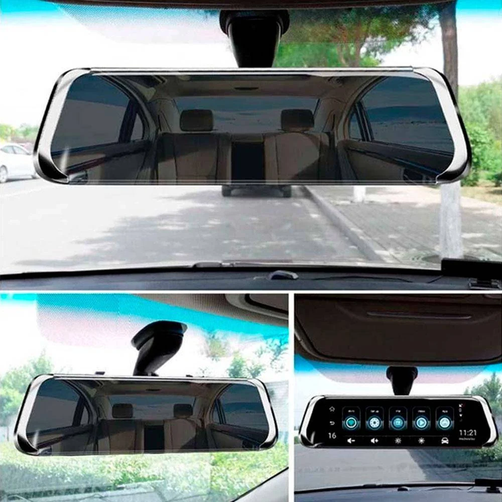 Відеореєстратор дзеркало H90 H02 + карта пам’яті на 32 GB (автомобільний відео реєстратор)