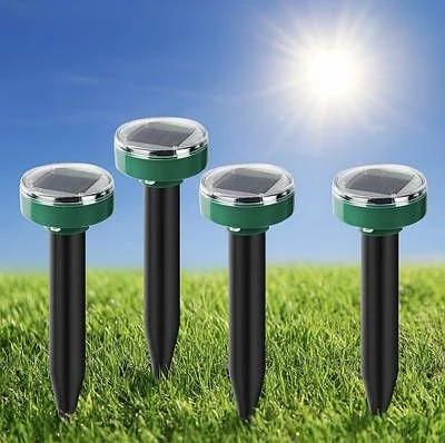 Ультразвуковий відлякувач кротів Garden Pro на сонячній батареї (радіус 15 м), 1 комплект (4 шт)